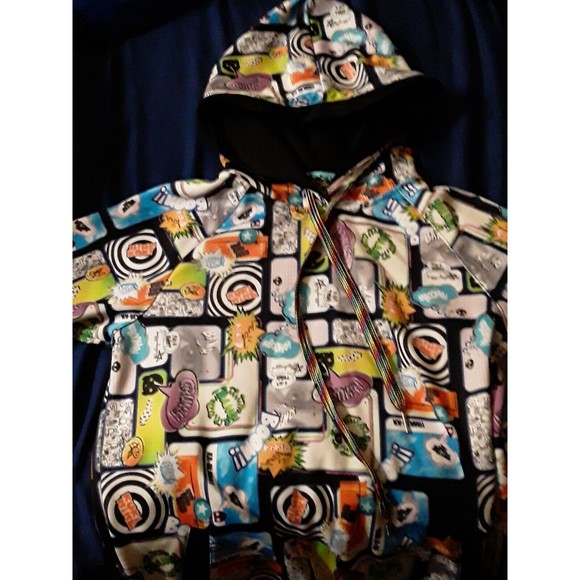Kuki 9 Other - Graphic Lined Sweatshirt,  Kuki 9 Fun And Sweet Snowboard  Adult Sz S